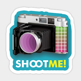 shoot me Sticker